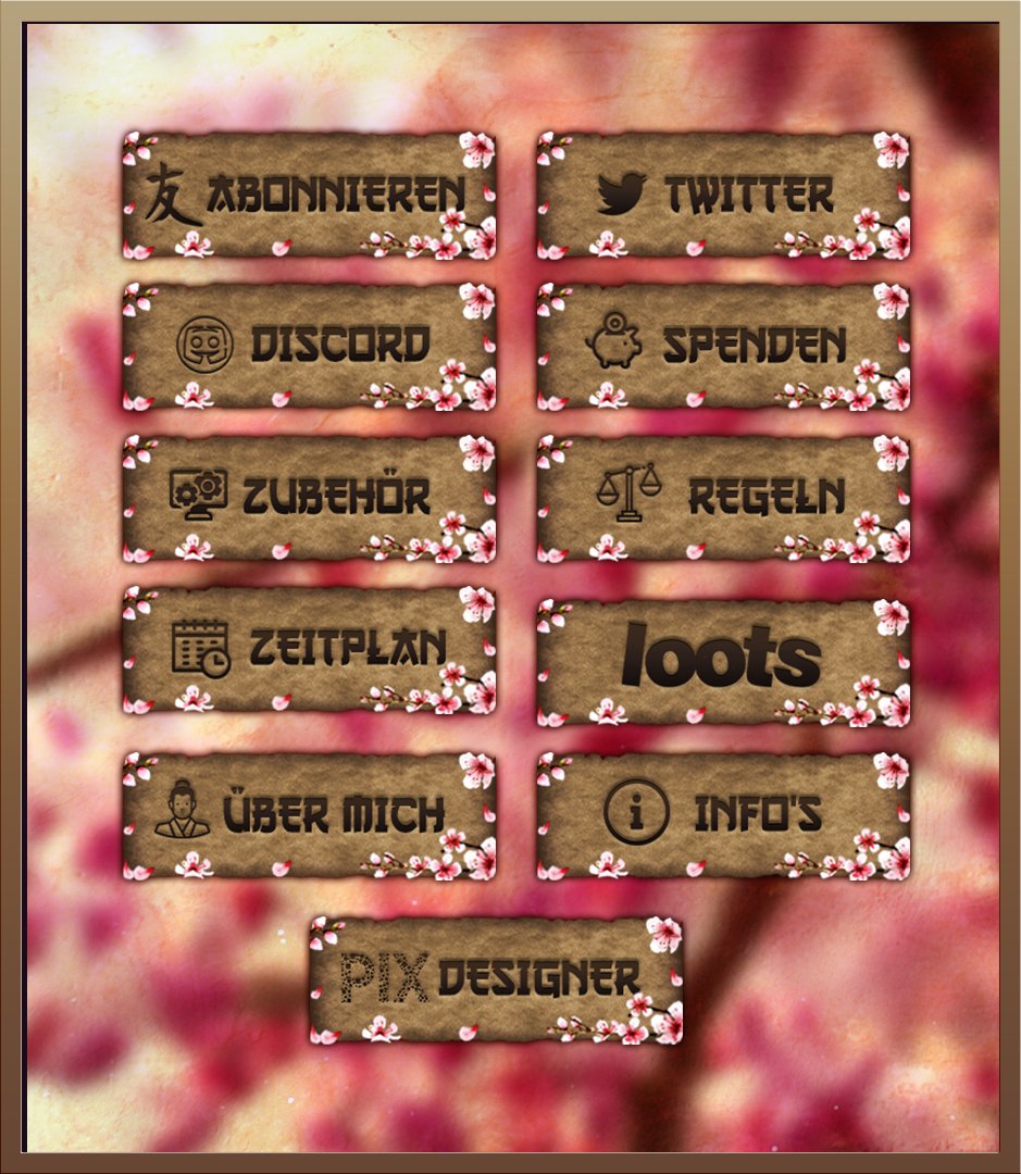 Was haltet Ihr von den neuen Panel für @justin_laun ?
Ich wünschte ja ich könnte auch mal zum Hanami in Japan sein - die Kirschblütenzeit ist sicher etwas ganz besonderes... war schonmal jemand von euch zu der Zeit dort? 😍 #Paneldesign #twitchcreative #twitchdesign #TwitchDE