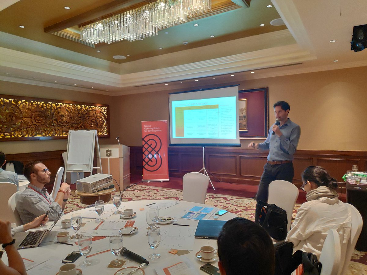 nexusfordev's tweet photo. Full-on afternoon for #socent at #LIFTimpact with a refresher course on cash flow management and the pros and cons of different financial types, tools and products. Thanks @RobbertGroenen for covering this key topic. #training #accessfinance https://t.co/VaXbfEg91L