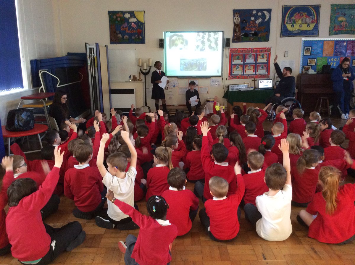 Harrowby_Infant's tweet photo. The @inspire_plus legacy tour visited us this morning explaining the importance of 60 minutes a day exercise. Well done to the confident ambassadors from @National_Junior who presented so clearly! #60minaday #inspired #childrensmentalhealth https://t.co/9c0MiZuUR0