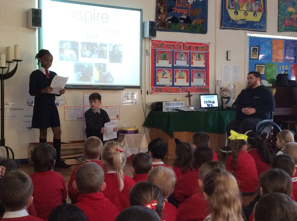 Harrowby_Infant's tweet photo. The @inspire_plus legacy tour visited us this morning explaining the importance of 60 minutes a day exercise. Well done to the confident ambassadors from @National_Junior who presented so clearly! #60minaday #inspired #childrensmentalhealth https://t.co/9c0MiZuUR0