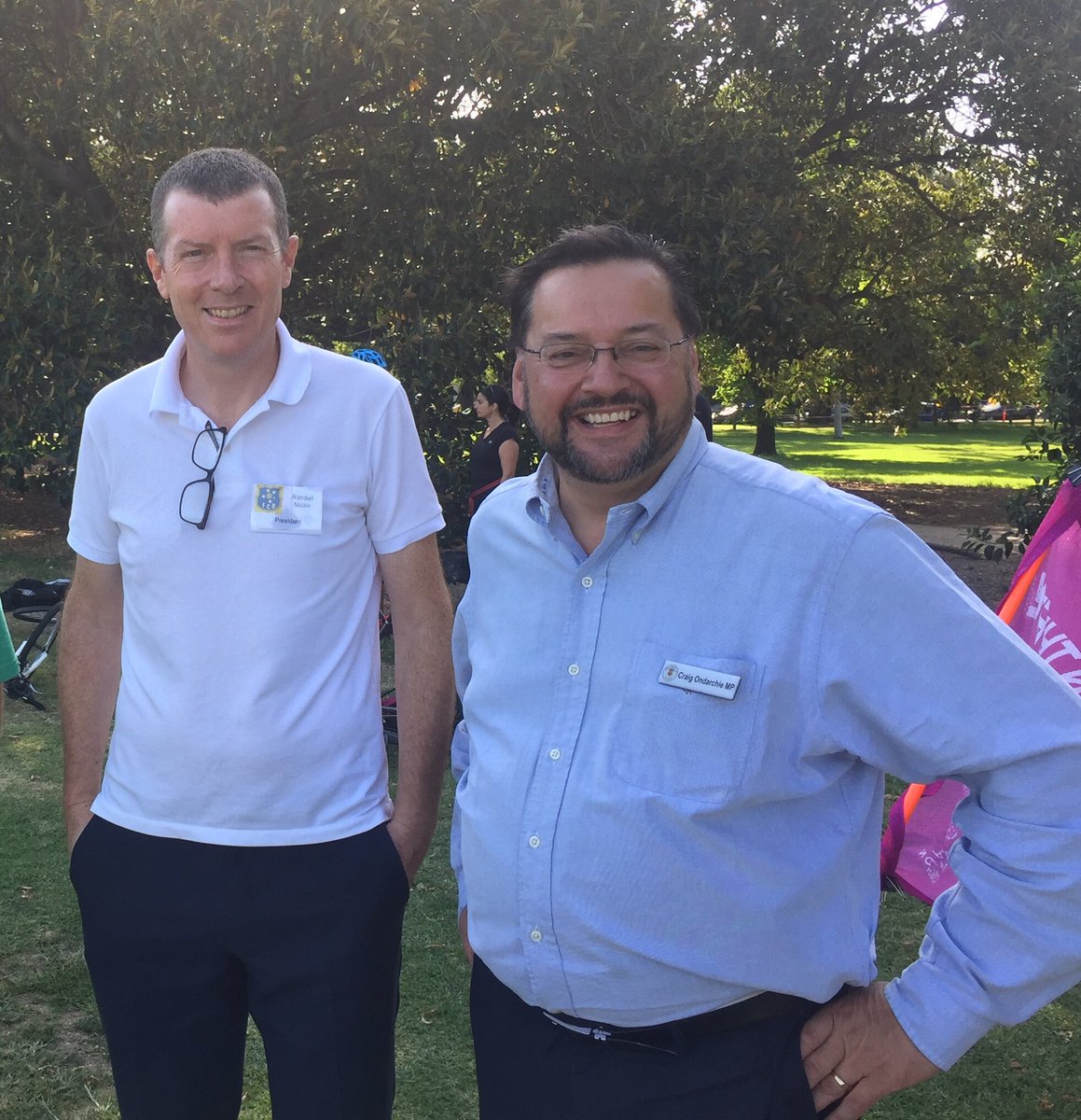 FCBirrarung's tweet photo. Thanks to @CraigOndarchie (here with new club President Randall Nodin) for coming along to our season launch. Appreciate the support Craig! https://t.co/XcQv4scri1