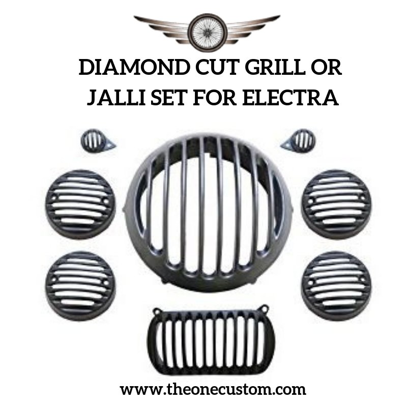 TheOneCustom1's tweet image. Matching up with the ever-increasing requirements of the customers, our company is engaged in providing light grill set for Electra bullet.

It is made from aluminum die casted grill set heavy quality.

bit.ly/2H1usH7

#alumunium #grill  #grillset #bullet #electra