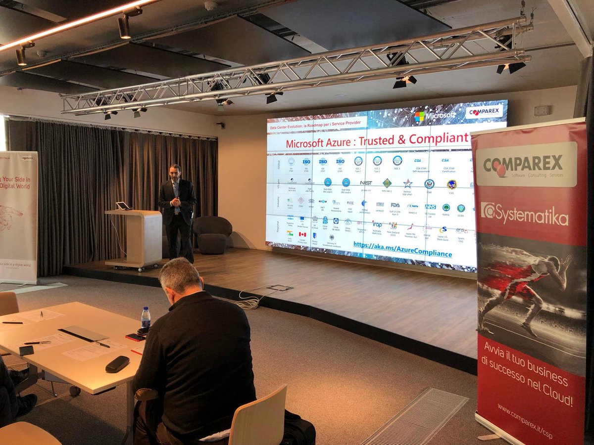 channelcity's tweet image. #DataCenterEvolution - Andrea Stracchi di @microsoftitalia racconta i vantaggi del programma di canale riservato ai partner per affrontare l'evoluzione da #ServiceProvider a #CloudSolutionProvider