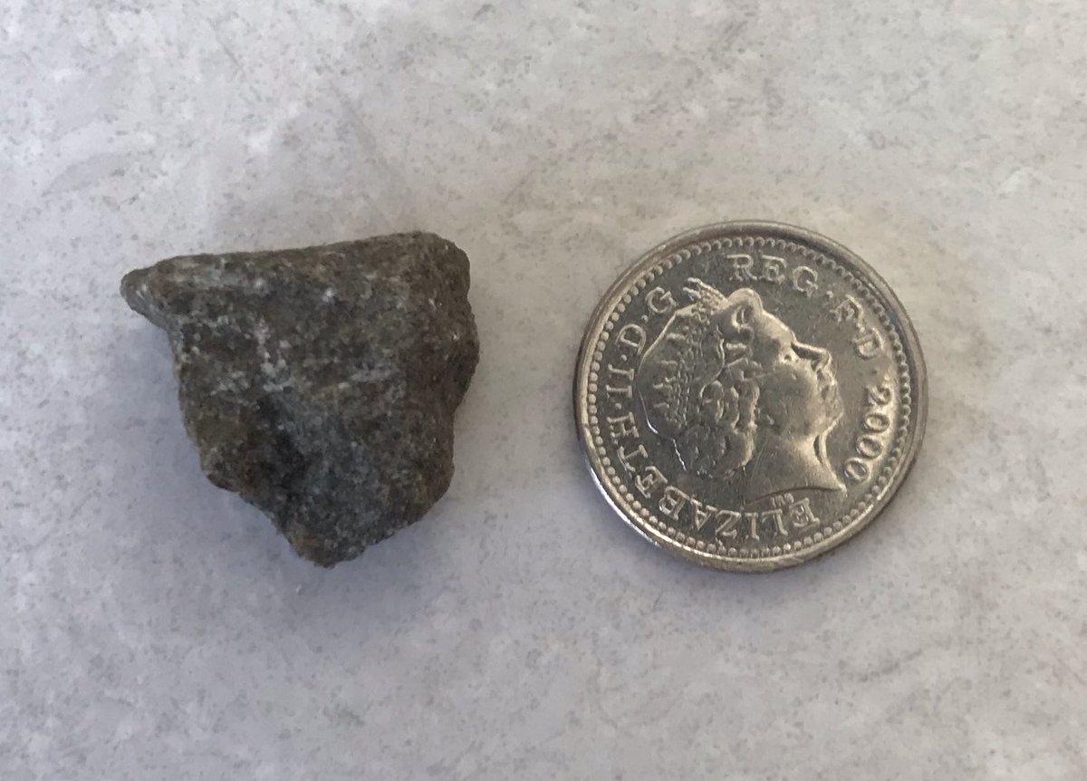 fetcheveryone's tweet photo. My contender for Biggest Stone I’ve Ever Had In My Shoe. It wasn’t especially uncomfortable. It’s the little ones that hurt. #fetchgallery https://t.co/ONy9RwKUww