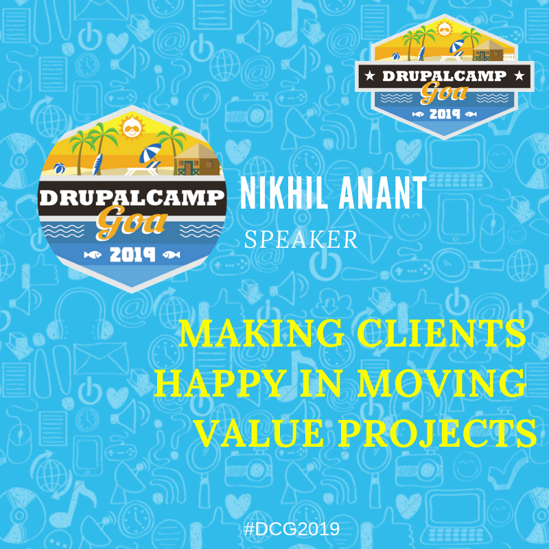 <a href="/nikanant/">nikhil anant</a> is ready to share the secret sauce to make clients happy in moving value projects. Project Managers, save your seat before the house is full. More here:bit.ly/2EuFJxV
#Drupal #DCG19 #drupalcampgoa