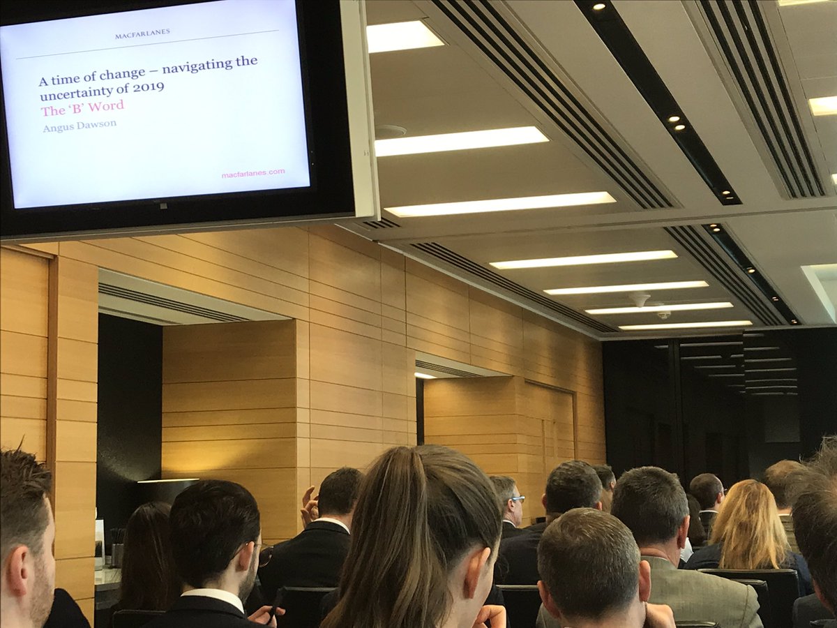 AllenKristopher's tweet image. Informative seminar this morning at @MacfarlanesLLP. #theBword #smashandgrab...