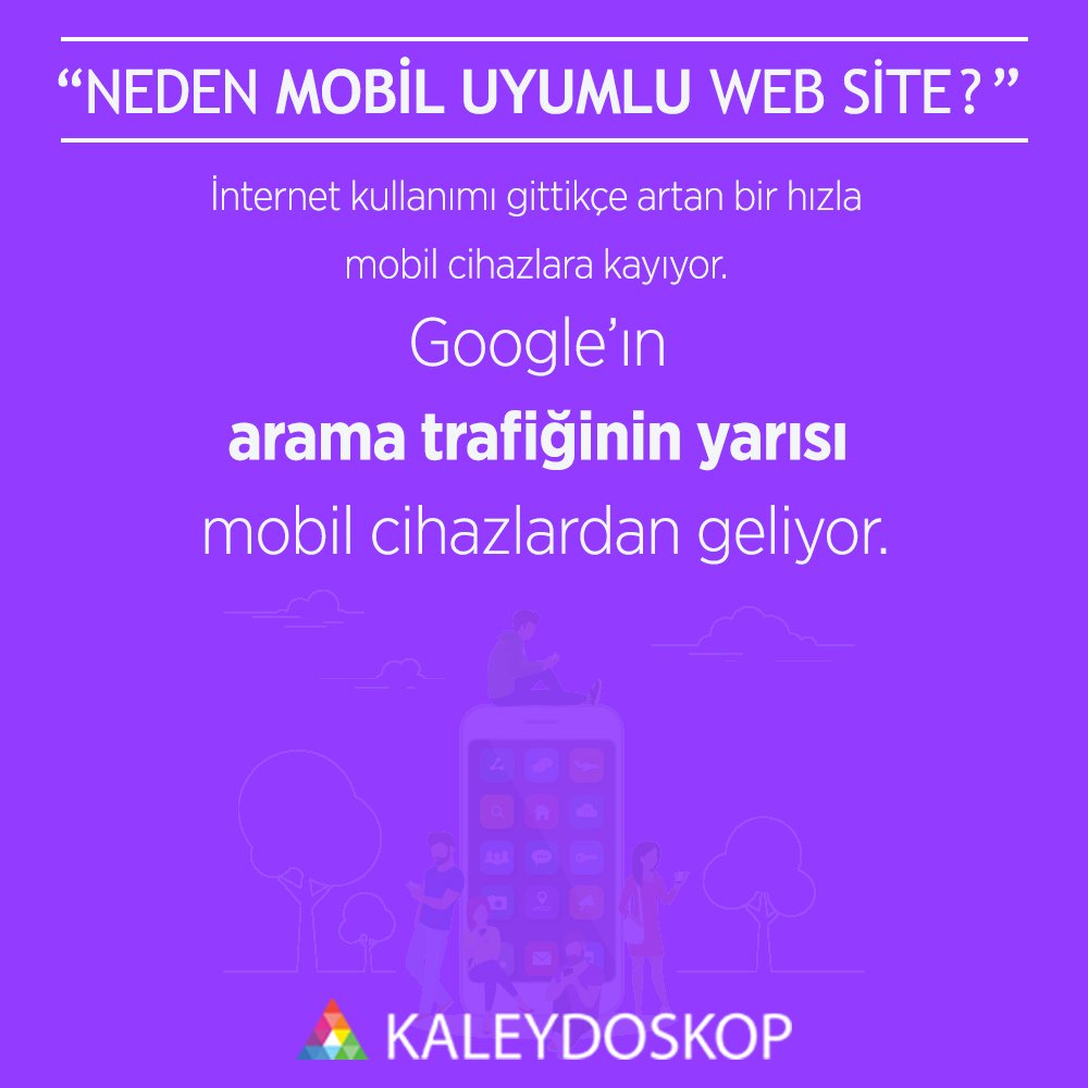 Kaleydoskop's tweet photo. Neden Mobil Uyumlu Web Site❓
Google arama trafiğinin yarısı mobil cihazlardan geliyor. 📲
#mobilsite #mobile #google #googlearamatrafiği #website #mobiluyumluweb #mobileweb #google #search #kaleydoskop #çokiyi https://t.co/fLnyWmz4Id