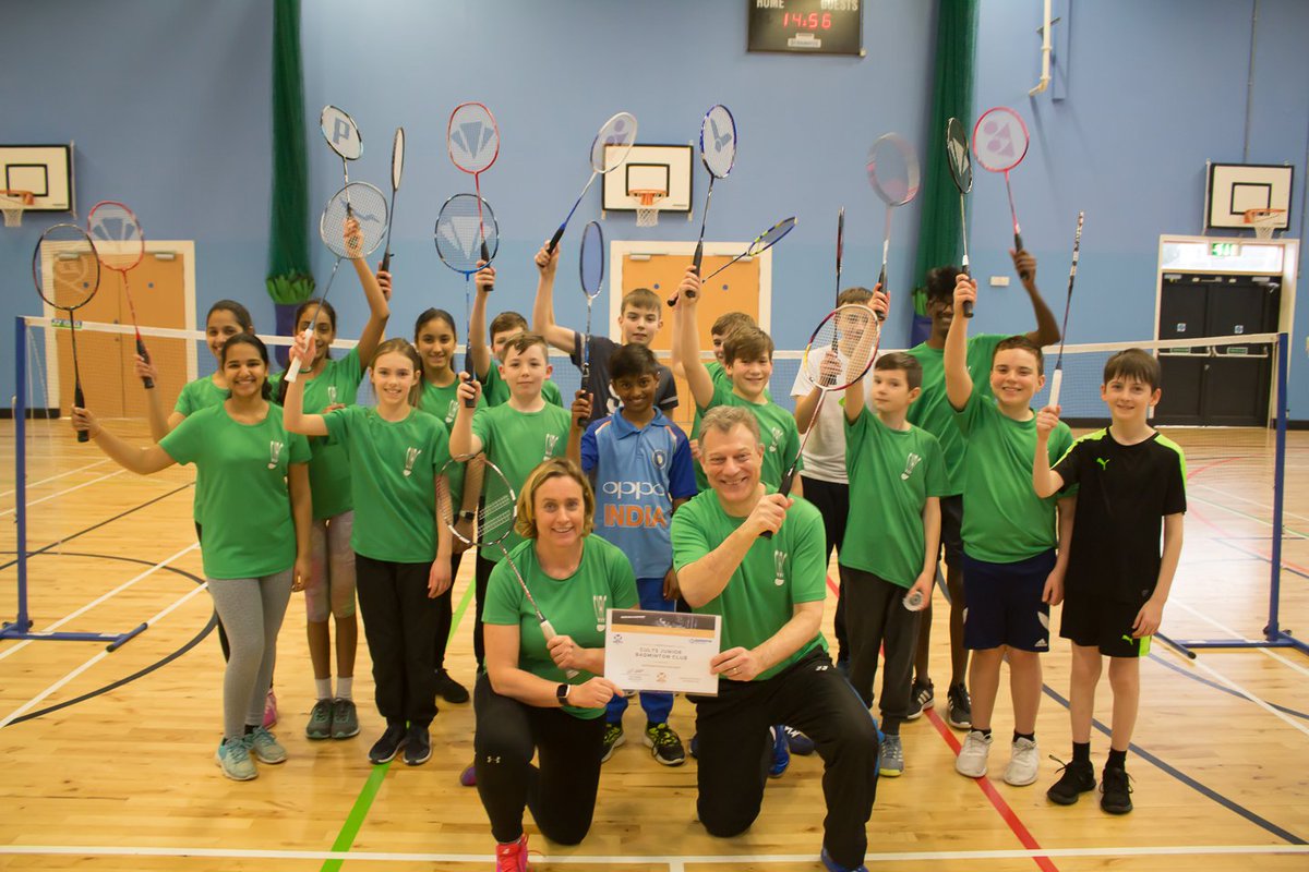 BadmintonScot's tweet photo. Congratulations to Cults Junior Badminton Club who have become the first club in the Grampian region to attain the Bronze Shuttlemark Award. Great work guys! https://t.co/f6pXVhlpEg