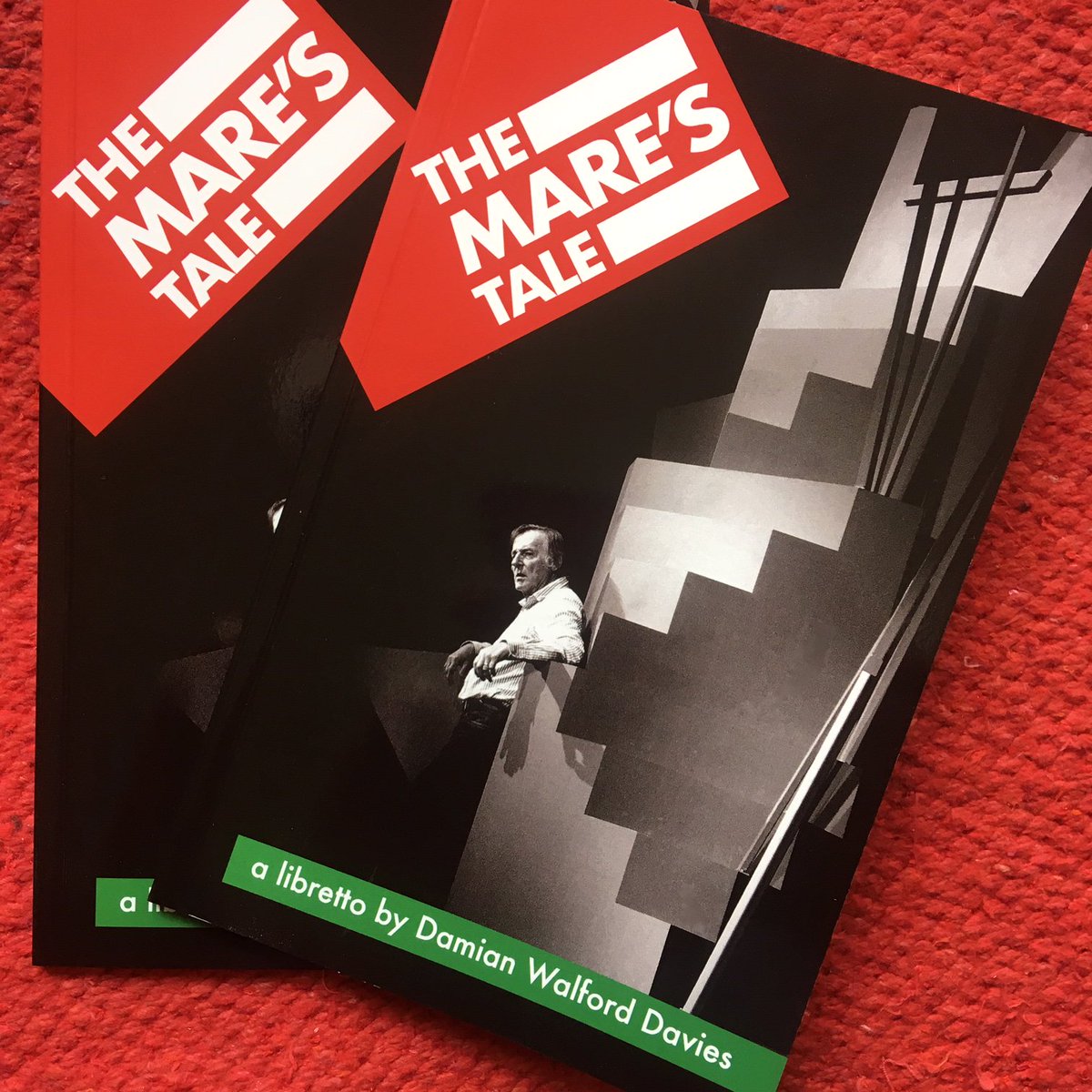 Berkeley Ensemble (@berkeleyensembl) on Twitter photo Librettos for The Mare's Tale by <a href="/d_walford/">DWalfordDavies</a> and @markfbowden have just arrived and look fantastic! We'll be selling them at our performances later this week in Cardiff and London. Librettos for The Mare's Tale by <a href="/d_walford/">DWalfordDavies</a> and @markfbowden have just arrived and look fantastic! We'll be selling them at our performances later this week in Cardiff and London.