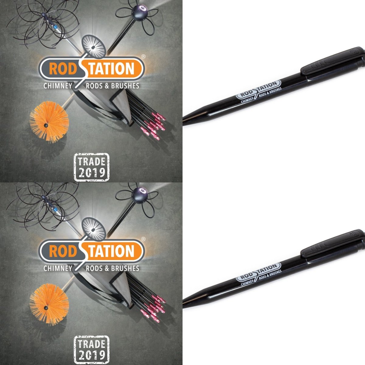 RodStation's tweet image. Contact us on sales@rodstation.co.uk for a free copy of our 2019 Trade Brochure and get a free pen! #rodstation #NACS #GOMCS #APICS #HETAS #chimneysweep #chimney