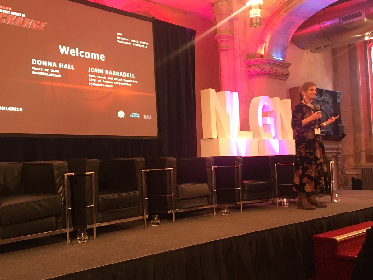 RobertTPollock's tweet photo. #DonnaHall new Chair of .@NLGNthinktank opening #secretagentsofchange https://t.co/BS8biEg9Oz