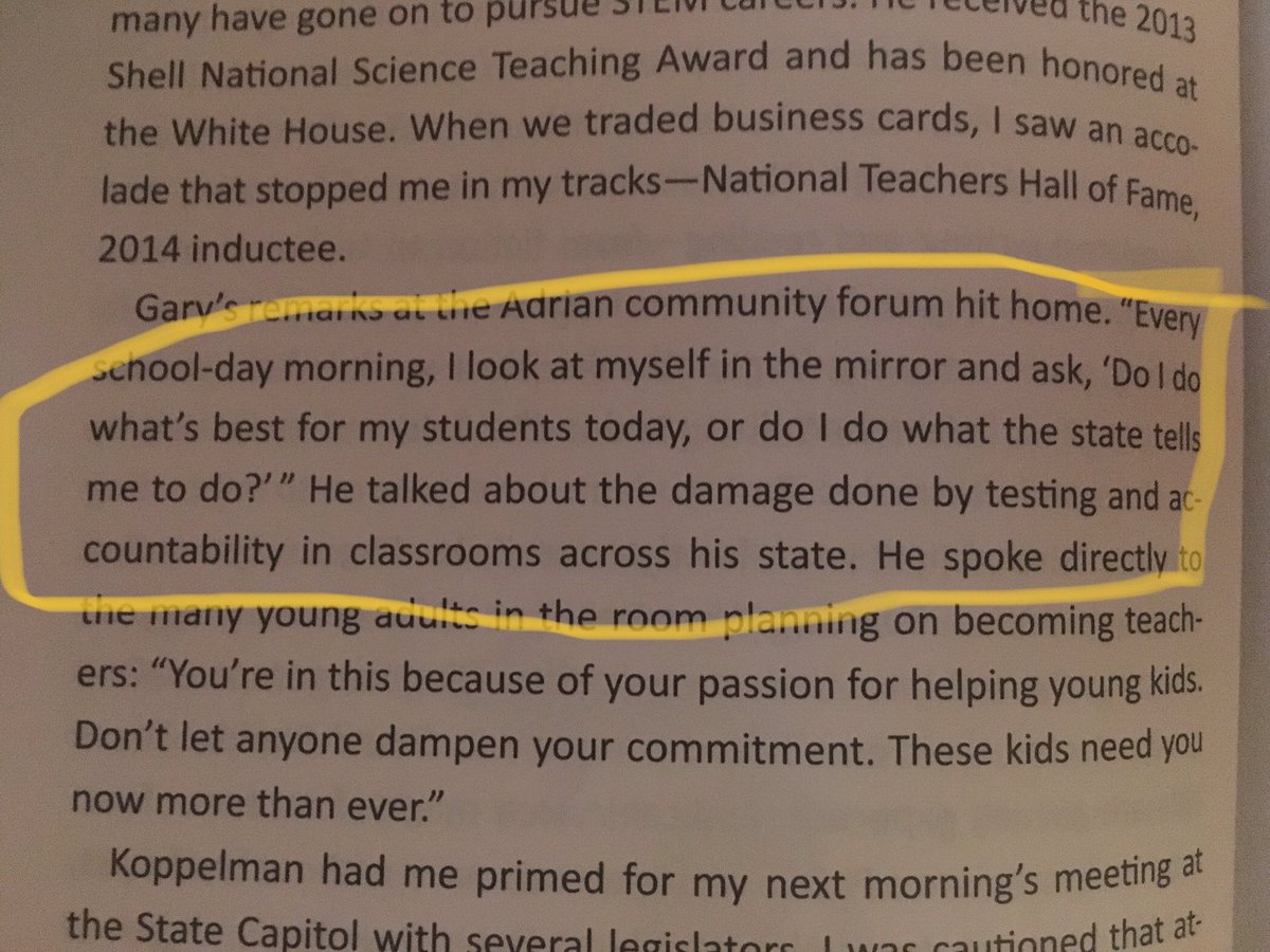From T. Dintersmith’s “What schools could be”