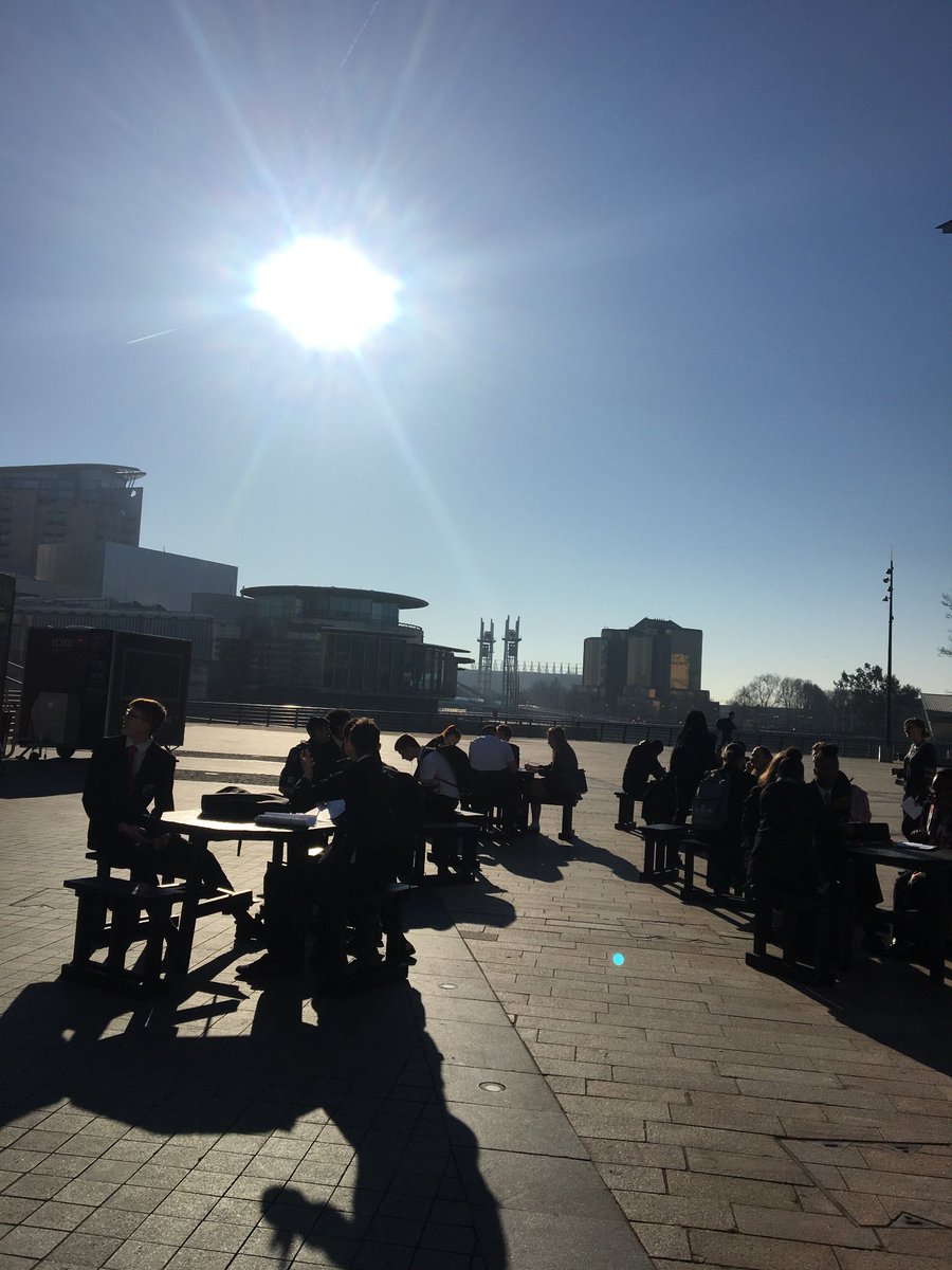 OAMC_Global's tweet photo. Year 11 Geographers on the Costa del Salford. https://t.co/sTGk79GETR