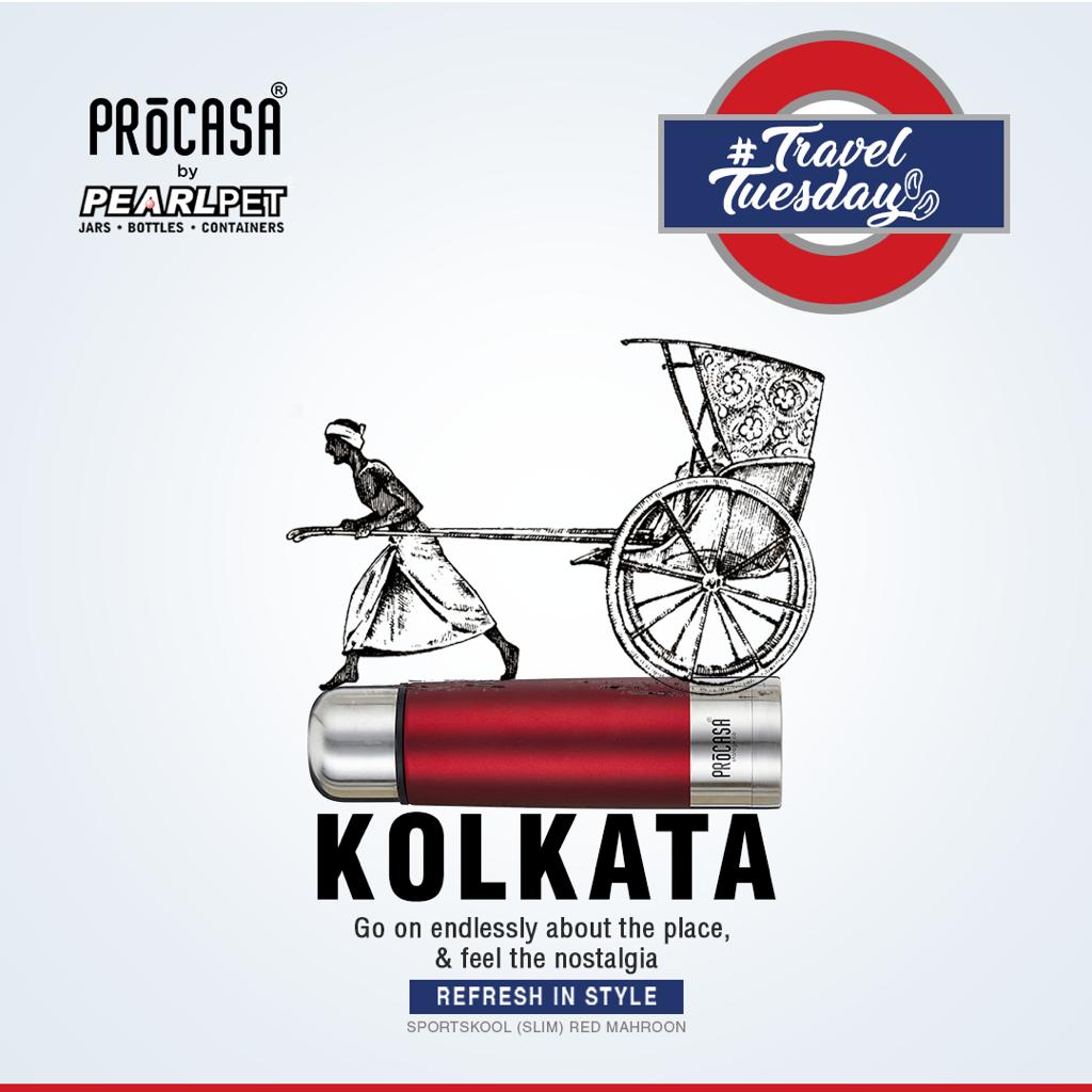 pearlpet's tweet photo. #TravelTuesday
Hello Kolkata,
Lets explore the city together with @pearlpet #ProCasa stainless steel range! Head to @amazondotin &amp; start shopping now! https://t.co/ukKL9Db62F https://t.co/R4O5cdTBno
