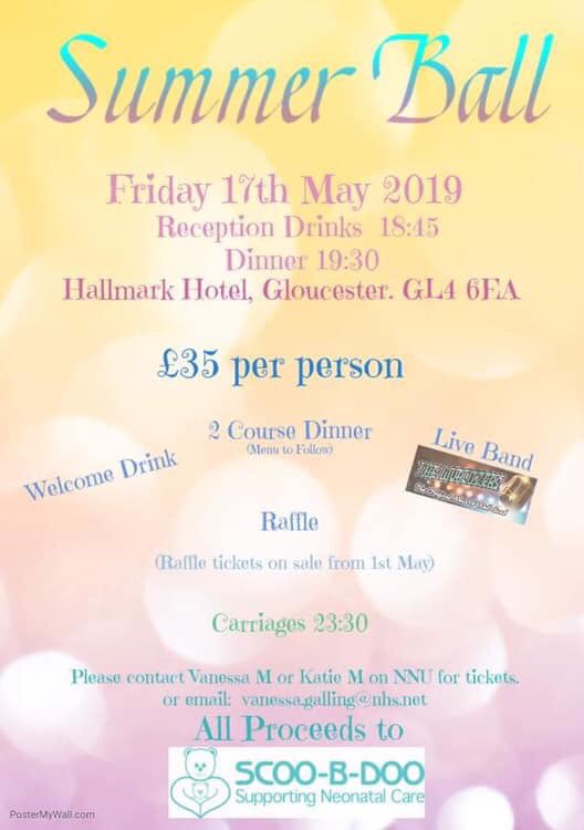 Tickets available now. Fancy putting on the glad rags and celebrating the fantastic neonatal unit family. #supportlocalcharity #gloucesternicu #scbu #nicu @GlosLiveOnline @gloshospitals @LBCAwards @RandallPayne #ScooBdoo @KTomasino @Circle2Success