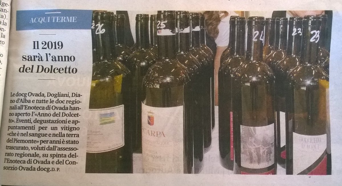 It's #official #2019 #year of #Dolcetto #lastampa and even better if #bio!
#giribaldi #yearofdolcetto #happyyear #pensieri #langhe #italy #organic #bebio!