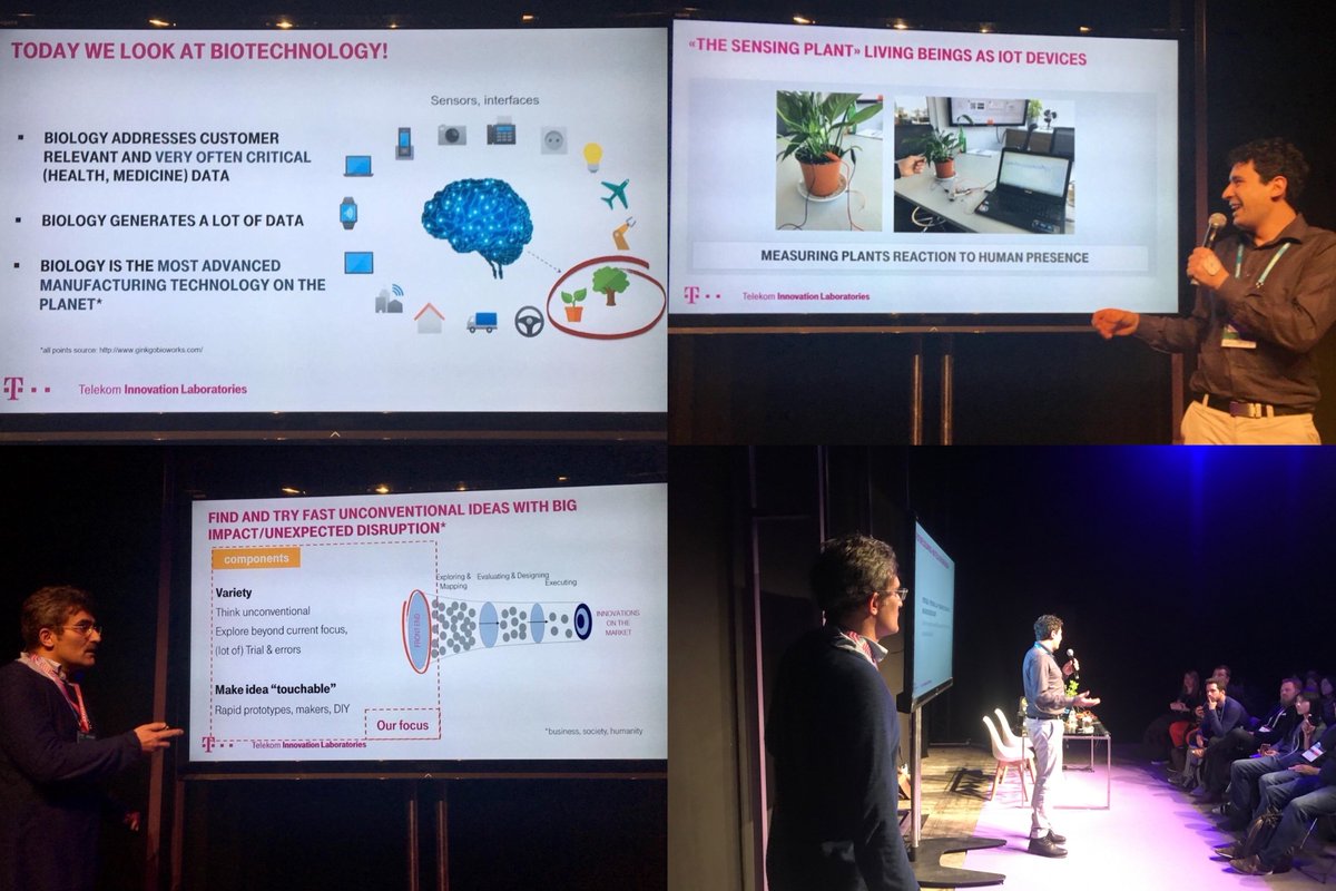 Is #Biotech the response of some of today’s research questions? Michal Dunaj from <a href="/T_Labs/">T - Labs</a> and <a href="/Volpato1985/">Alessandro Volpato</a> , External Advisor – Biotechnology, have tried to give some answers  through their speech about Exploring Extreme Future Scenarios at #4YFN19. Thanks for joining! #MWC19