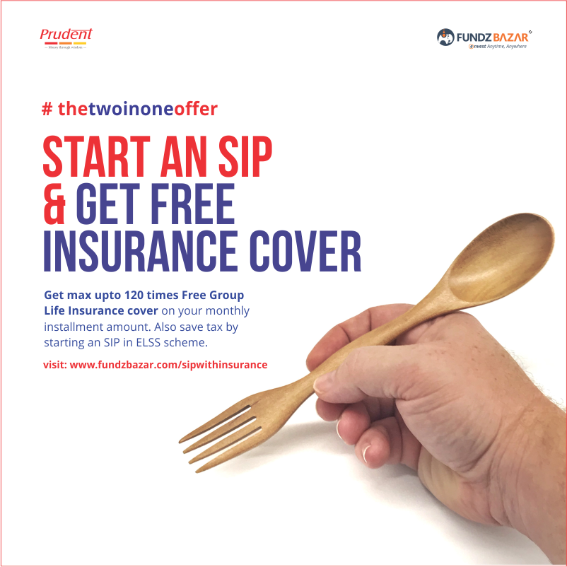 fundzbazar's tweet photo. FundzBazar launches SIP with Insurance facility. Now start an SIP and get free life insurance cover. Know more: https://t.co/Ur614XTpF2 
#SIPwithInsurance #MutualFund #Investment #TaxSaving https://t.co/QYyFGKtQci
