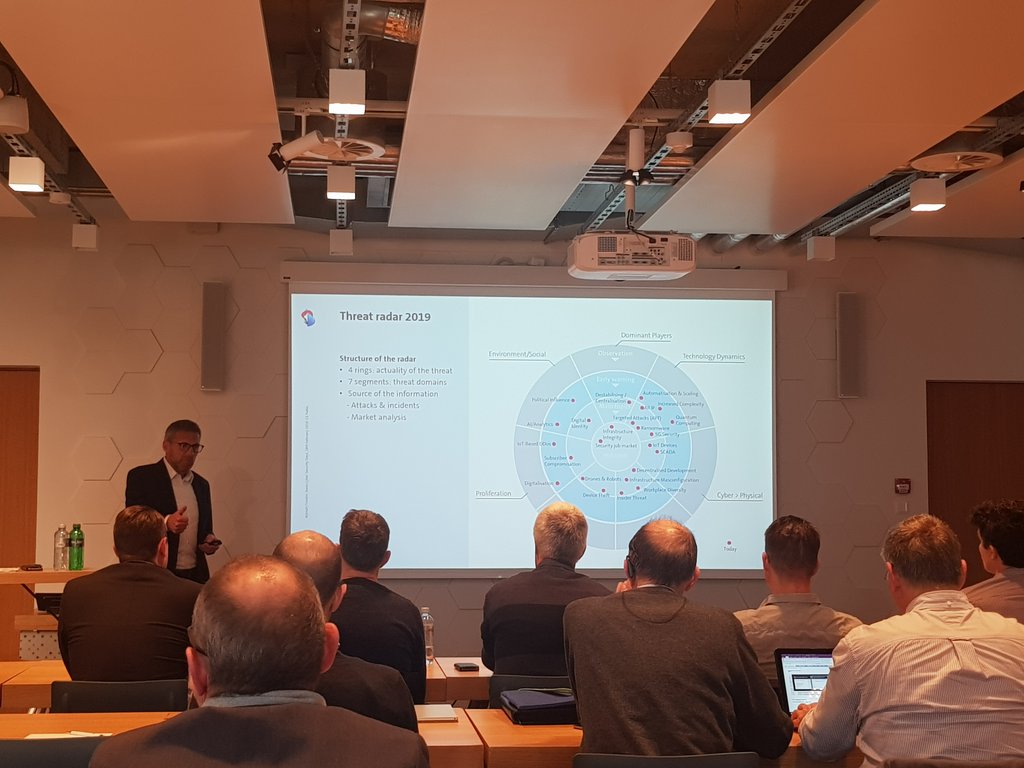 Great insights from #HP and #Swisscom  at our event "#Security Management in Workspace" in Bern today! <a href="/chahodu0/">Duilio Hochstrasser</a>