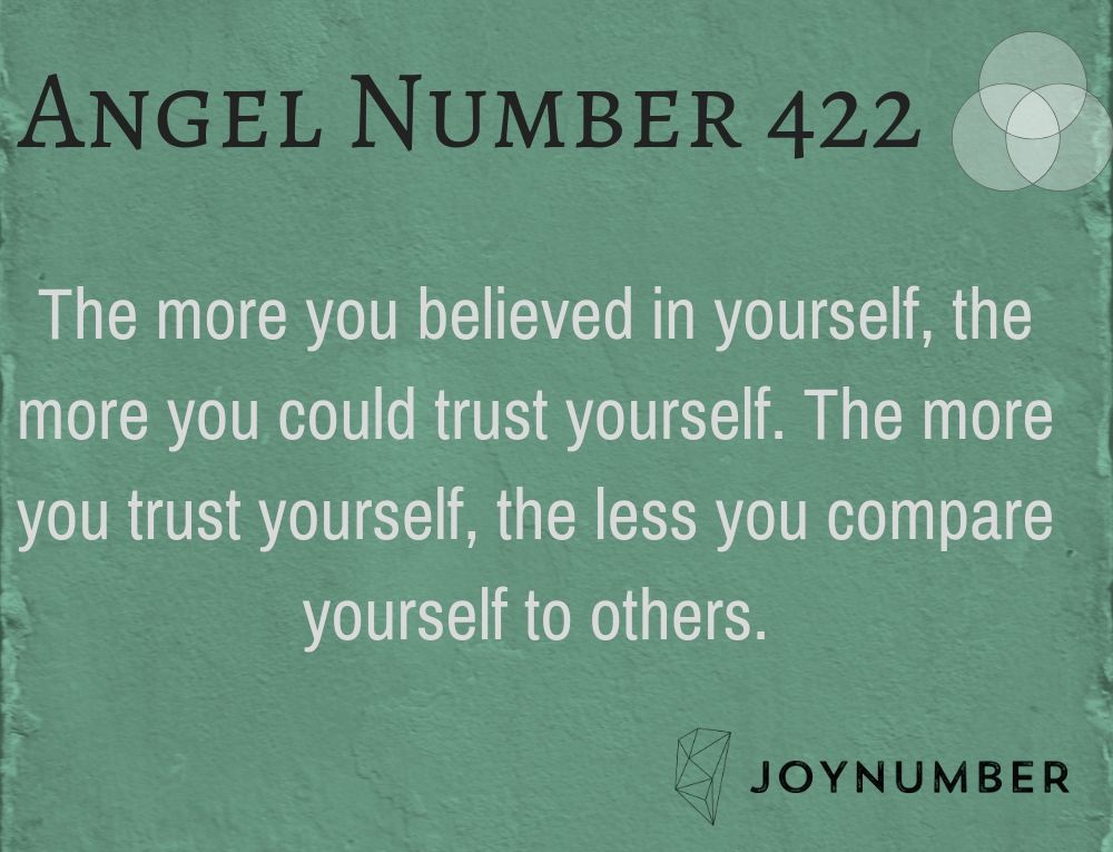 The more you believed in yourself, the more you could trust yourself. The more you trust yourself, the less you compare yourself to others.
buff.ly/2Srnjlz #joynumber #quotestoremember