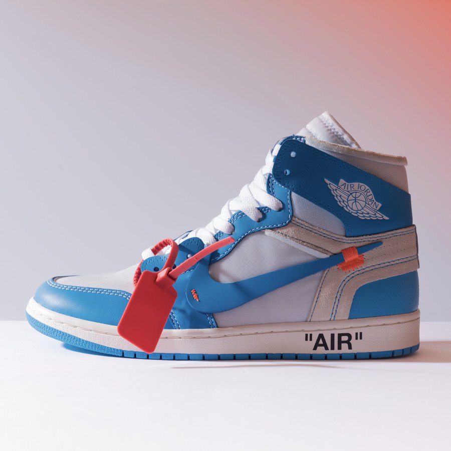 スニダンで購入可】OFF-WHITE × NIKE AIR JORDAN 1 UNC WHITE/DARK ...