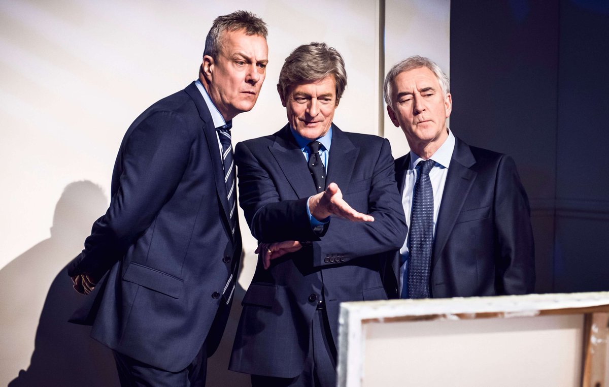 They laughed from the start and they laughed on the way out.  Wonderful comedy #Art @ARTtheplay @MalvernTheatres with #NigelHavers, @StephenTompki19 & #DenisLawson coming soon to @Everymanchelt . See review britishtheatreguide.info/reviews