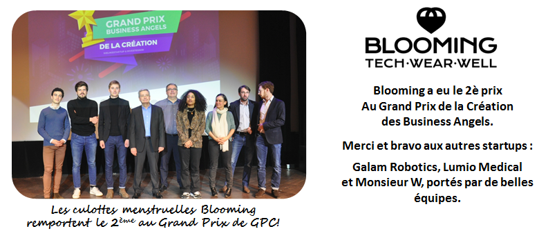 Blooming Underwear (@blooming_tww) on Twitter photo <a href="/BLOOMING_TWW/">Blooming Underwear</a> reçoit le 2è prix au Grand Prix de la Création des Business Angels. Vivent les culottes menstruelles au coeur tech breveté et made in France <a href="/BLOOMING_TWW/">Blooming Underwear</a> reçoit le 2è prix au Grand Prix de la Création des Business Angels. Vivent les culottes menstruelles au coeur tech breveté et made in France