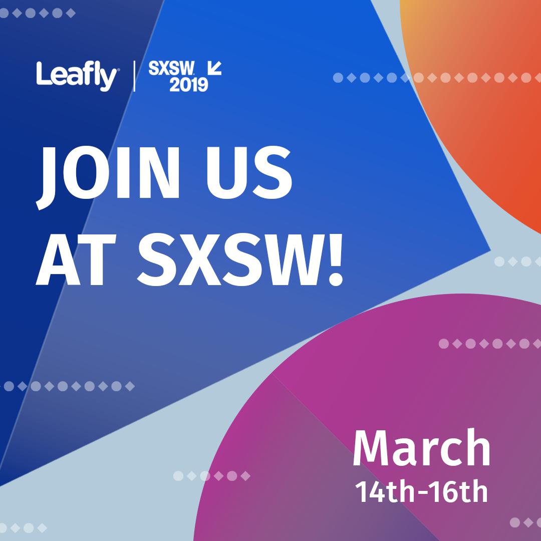 Will we be seeing you at #SXSW? Join us for the first ever Cannabusiness Track. Learn more 👉  leafly.info/2IDZjfn