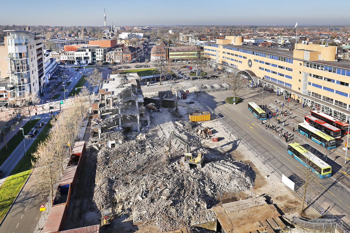 Sloop GAK gebouw Hilversum vordert gestaag. #hilversum