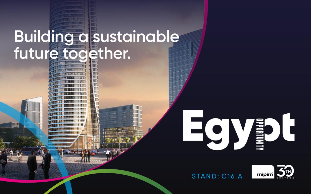 Explore the FIRST Egypt Pavilion at #MIPIM2019; a vibrant showcase of Egypt's innovative new cities, projects, #futurecities &amp; #investment opportunities. Join us &amp; meet cabinet ministers &amp; developers building Egypt's sustainable future. Pls RT&lt; #OpportunityEgypt #FDI #SmartCities