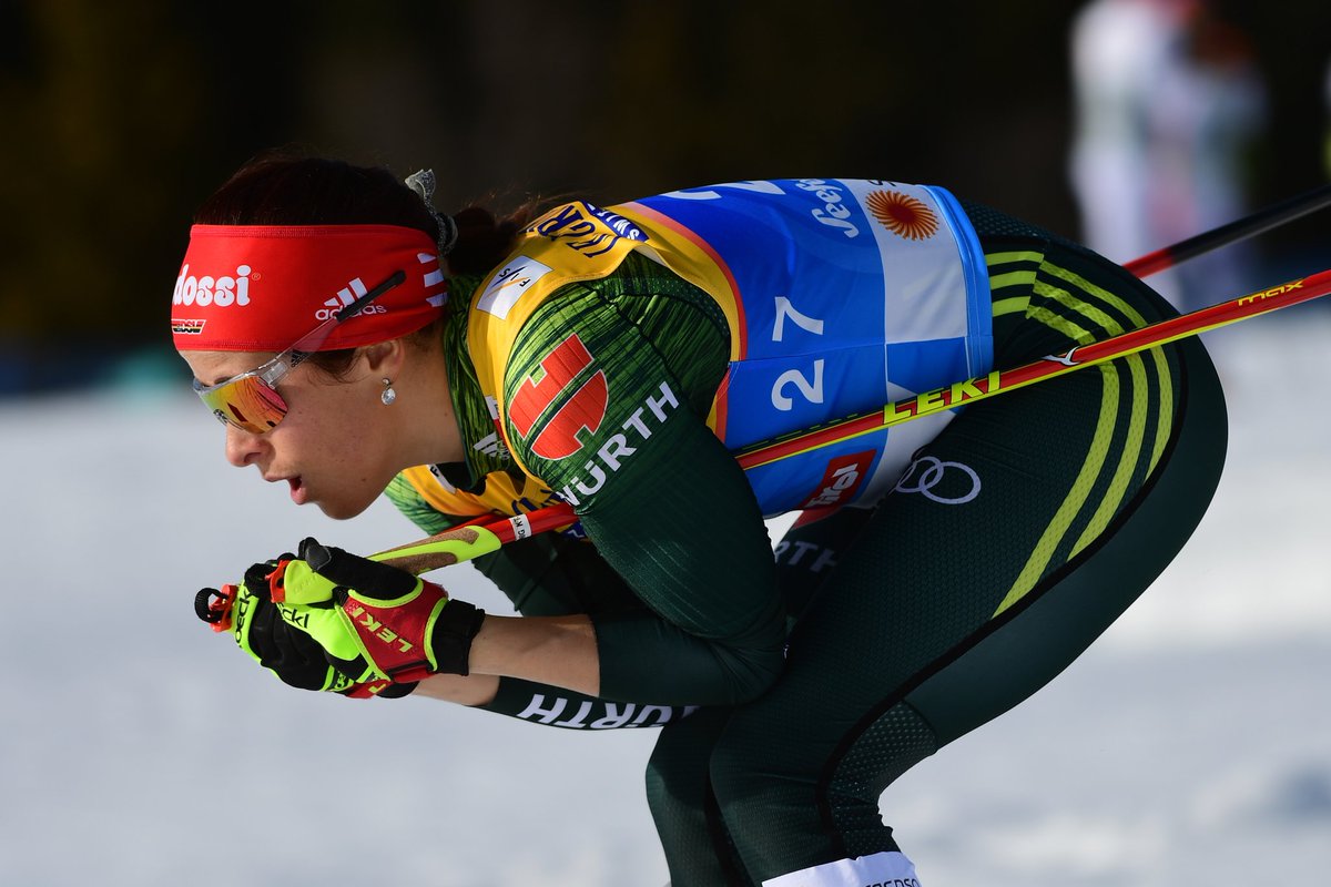 TeamD's tweet photo. Nord. Ski-WM in @seefeld2019: Deutsche Langläuferinnen überzeugen über 10km (klassisch). 👏 Katharina #Hennig (11.) nur knapp an Top 10 vorbei. Laura #Gimmler (13.), Pia #Fink (15.), Sandra #Ringwald (27.)
___
#TeamDeutschland #WirfuerD #Skilanglauf #SkiDeutschland @skiverband https://t.co/sUXzuJcty0