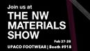 Come and visit our UPACO Footwear Group tomorrow in Portland, OR at the NW Materials Show. Booth #918.  
#adhesives #waterproofingsystems #specialtycoatings #extrudedfilms #flexiblewebcoating #converting
Providing solutions to industry since 1866.
#worthenindustries
