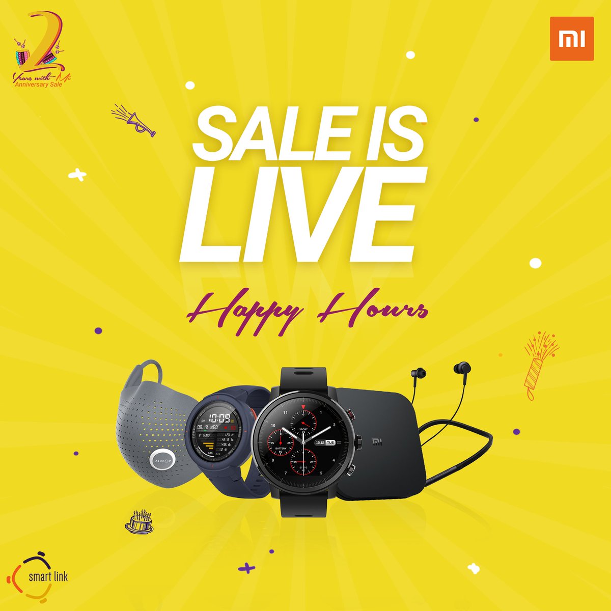 MistorePk's tweet photo. Happy Hours are now live. Shop all the latest additions at https://t.co/XPYEIfRzMy at an exclusive discount offered from 8 PM till 12 AM. π
Shop till you drop!
Shop here: https://t.co/7p1IqdT8EB
#2YearsWithMi #MiAnniversarySale https://t.co/ZhLtpKx9tG