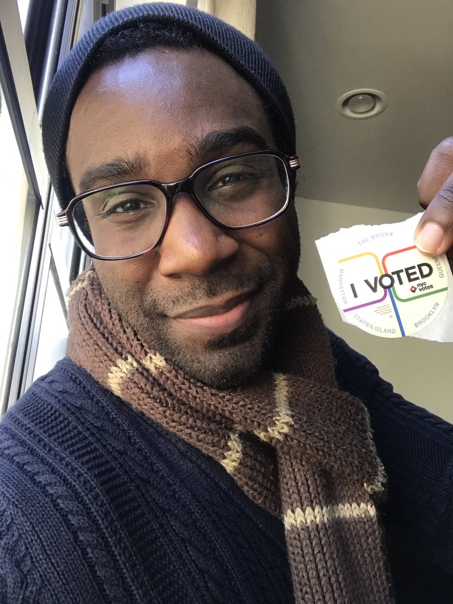 I am my ancestors’ wildest dreams! NYC: show up and vote for the next Public Advocate. Let your voice be heard. Polls close at 9pm #NYCVotes #PublicAdvocate #BlackHistoryMonth #vote #blackboyjoy