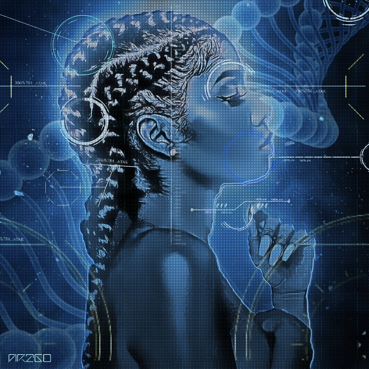 Dixdesign's tweet photo. New art: Panspermia is the hypothesis that Earthlings were  seeded with extra-terrestial life by altering their DNA. The  mathematical code of human DNA cannot be explained by evolution alone. https://t.co/0Bh4NbIrZr