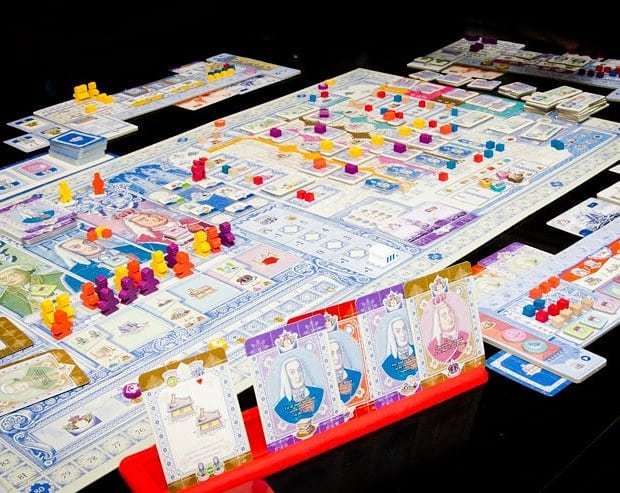 BoardGamerSteph's tweet photo. Finally learned Lisboa recently. Yeah, it is a big game. All in all not really for me, but I could play again. #lisboa @eaglegryphon #eaglegryphongames #bgg #allthegames #vitallacerda #bittrays https://t.co/dTJQJ4Z5O8 https://t.co/4vXPReFKZV