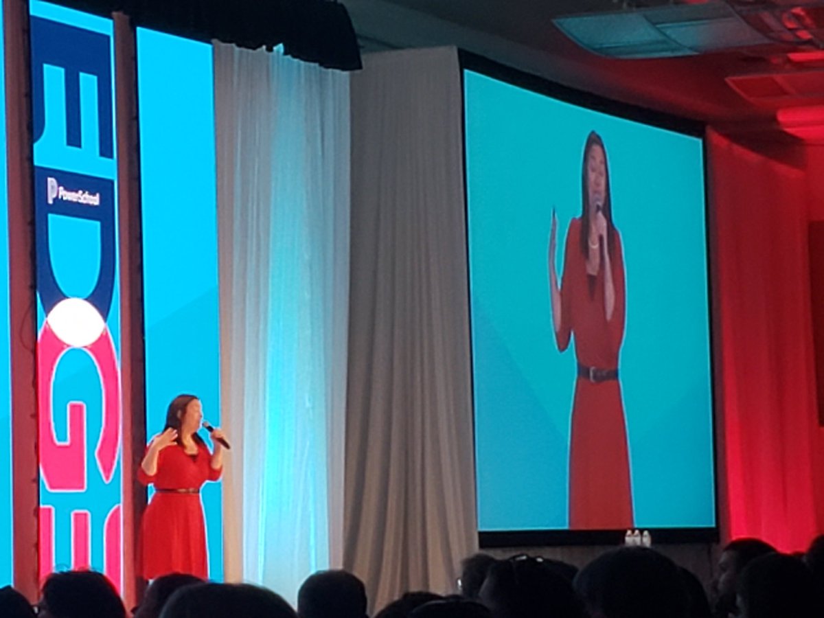BCPSTechTalk's tweet photo. Erin Gruwell, Freedom Writers, @ PSU inspiring change. https://t.co/yredGon6tU
