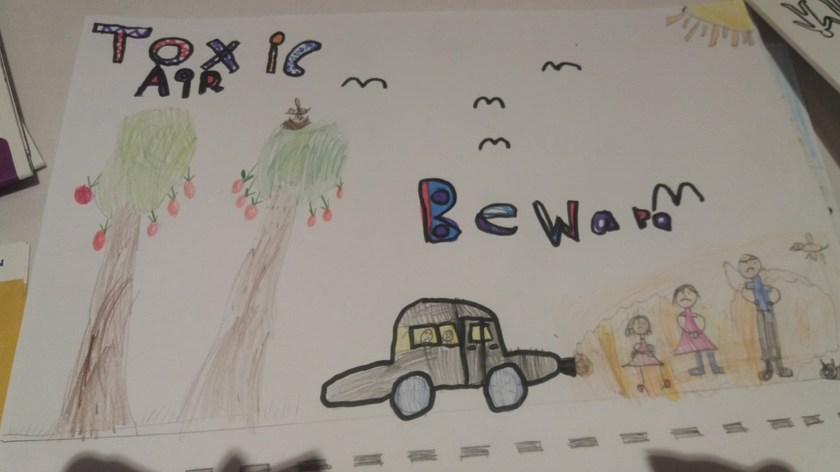 htravelactive's tweet image. We're at the @LBofHounslow Air Quality Summit today and love the #AntiIdle posters by pupils at the @hogarth_the School!