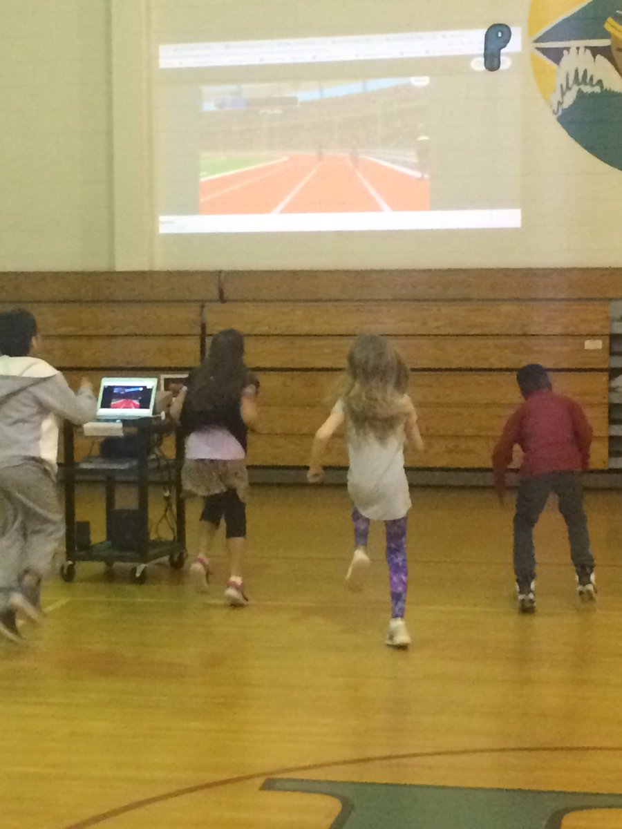 Summer Olympic digital warm-ups! Using GoNoodle to race for medals! #200MDash #400MHurdles #CCSDLD2019 #ignitechatham ⁦<a href="/PHSmariners/">PHS</a>⁩ <a href="/AmyDoty13/">Amy Doty</a>