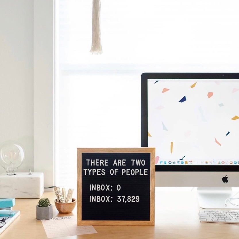 MIGSoap's tweet photo. Where do you fall? Inbox 1 or 2? 

I fall into inbox #2… Marie Kondo hasn’t shown me how to tell if these 2,000,000 emails spark joy. 🤣

Thanks, Letterfolk for making me laugh today! https://t.co/VCg5qrQbIO
