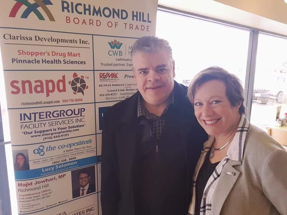 Inter_group's tweet photo. We enjoyed a great business networking breakfast hosted by the Richmond Hill Board of Trade. A big thank you to Karen Mortfield and the RHBOT team! #IntergroupFacility #RHBOT #MyRichmondHill @Inter_group https://t.co/XF9djjHZ4x