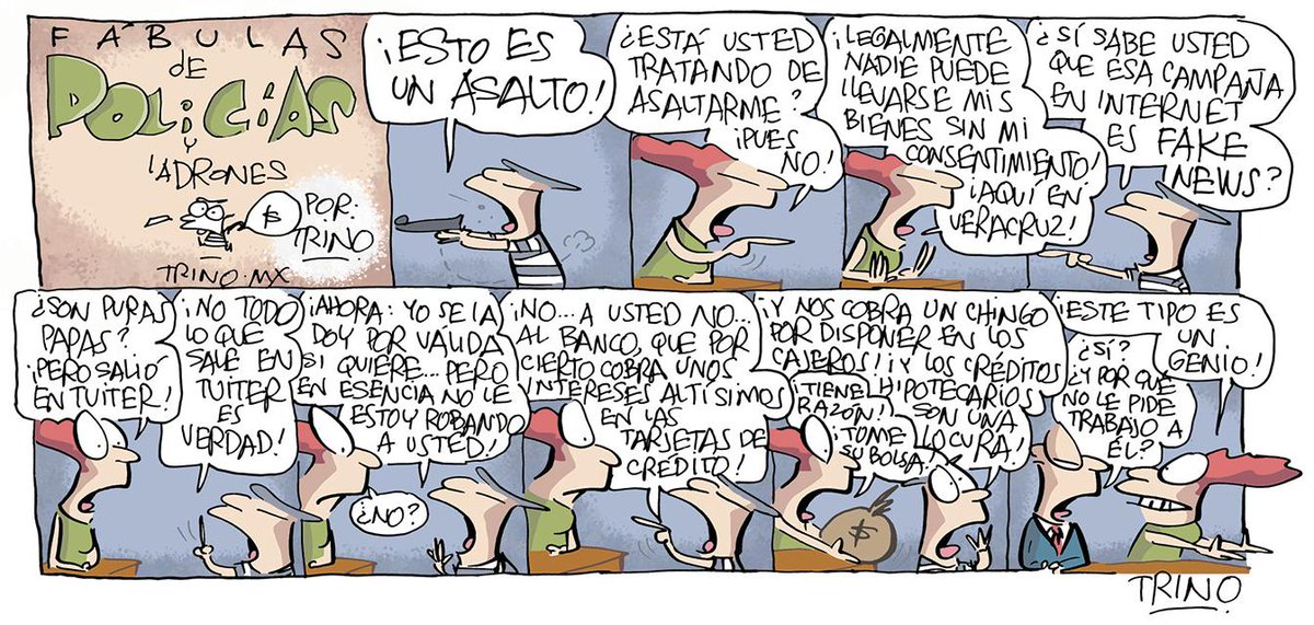 RuidoEnLaRed's tweet photo. Fábulas de policías y ladrones.
@trinomonero en @ElFinanciero_Mx 
#Cartolandia https://t.co/T5l3jLHBCy
