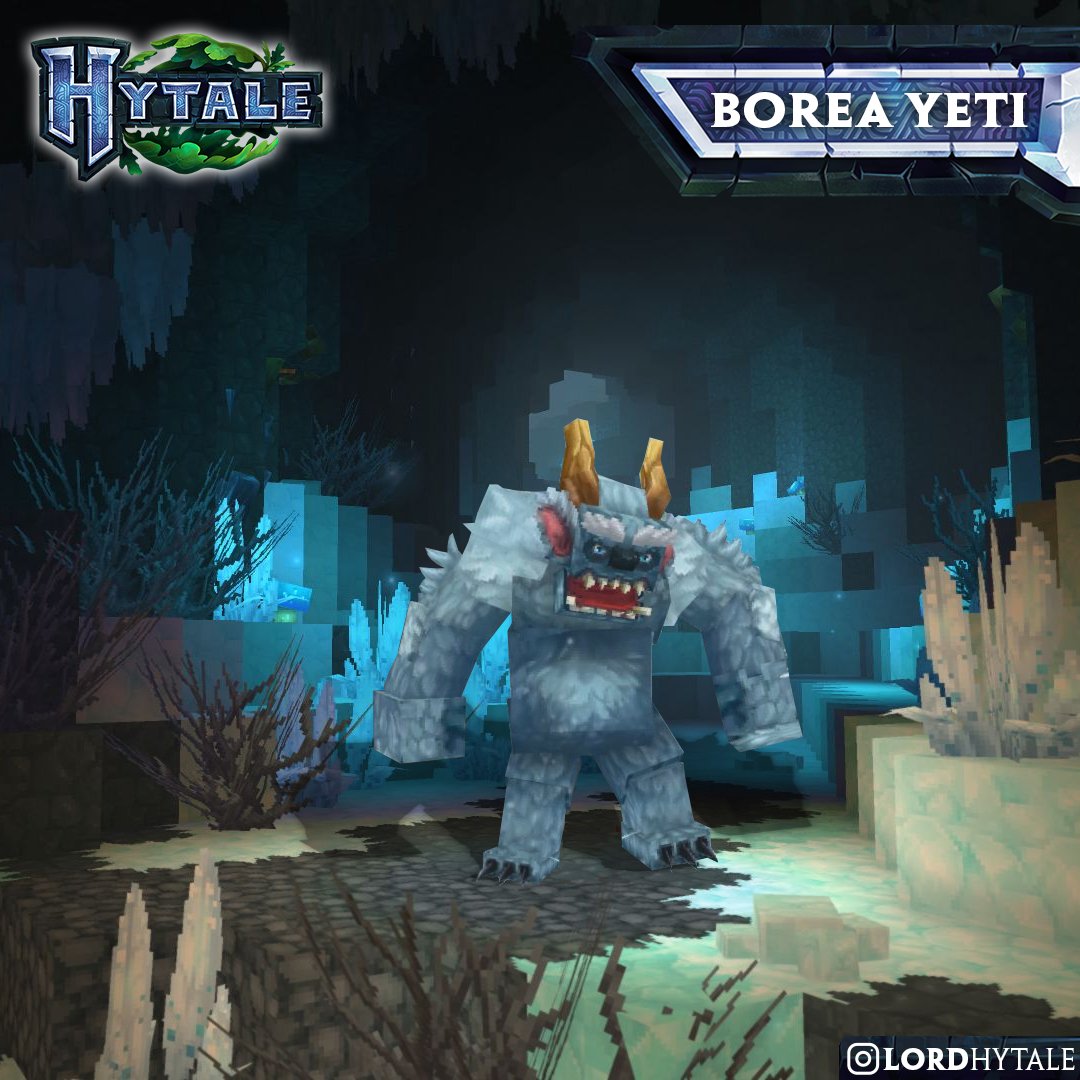 lordhytale's tweet photo. * Hytale Lore: Borea Yeti * 🏔️
Deep in the frosty mountains of Borea you can rarely meet the legendary Yeti. They always live far away from settlements.
Your Lord Hytale!
#hytale #minecraft #minecraft2 #hypixel #crafting #roleplaying #orbis #lordhytale #kyros #void #varyn #yeti https://t.co/cdLvBDAHPw