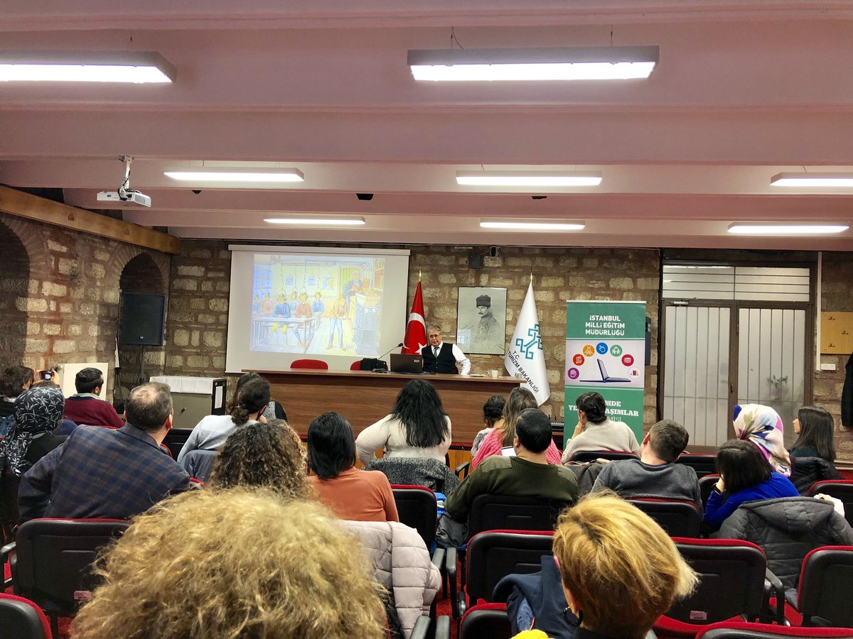İstanbul Öğretmen Akademileri (@ist_akademiler) on Twitter photo Eğitimde Yeni Yaklaşımlar Akademisi Avrupa Yakasında, İstanbul Üniversitesi Öğretim Üyesi Prof. Dr. İrfan Erdoğan “Gelenekten Geleceğe Çeşitli Yaklaşımlarla Öğretmen Olmak”
konusunu öğretmenlerimizle paylaştı. <a href="/memleventyazici/">Levent Yazıcı</a> <a href="/zgokhandogan/">Zübeyir Gökhan DOĞAN</a> <a href="/irfanErdogan_/">İrfan Erdoğan</a> Eğitimde Yeni Yaklaşımlar Akademisi Avrupa Yakasında, İstanbul Üniversitesi Öğretim Üyesi Prof. Dr. İrfan Erdoğan “Gelenekten Geleceğe Çeşitli Yaklaşımlarla Öğretmen Olmak”
konusunu öğretmenlerimizle paylaştı. <a href="/memleventyazici/">Levent Yazıcı</a> <a href="/zgokhandogan/">Zübeyir Gökhan DOĞAN</a> <a href="/irfanErdogan_/">İrfan Erdoğan</a>