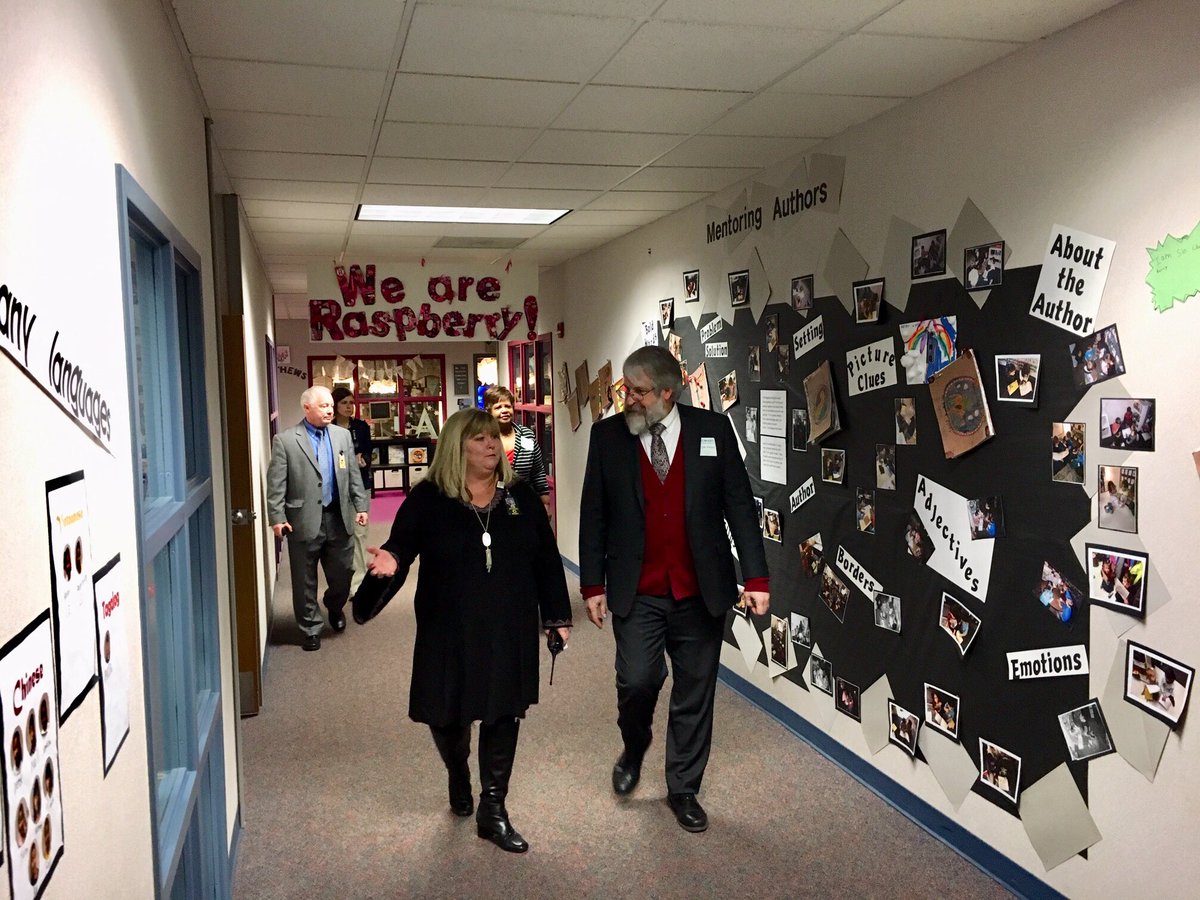 SBOEOhio's tweet photo. The lifelong learning journey continues! I’m excited to join State Board VP Charlotte McGuire to connect with Centerville City Schools educators, staff and students today.
 
Great to be with Primary Village North principal Mindy Cline and district Supt. Tom Henderson! #OhioEd https://t.co/94PFZzMUmf