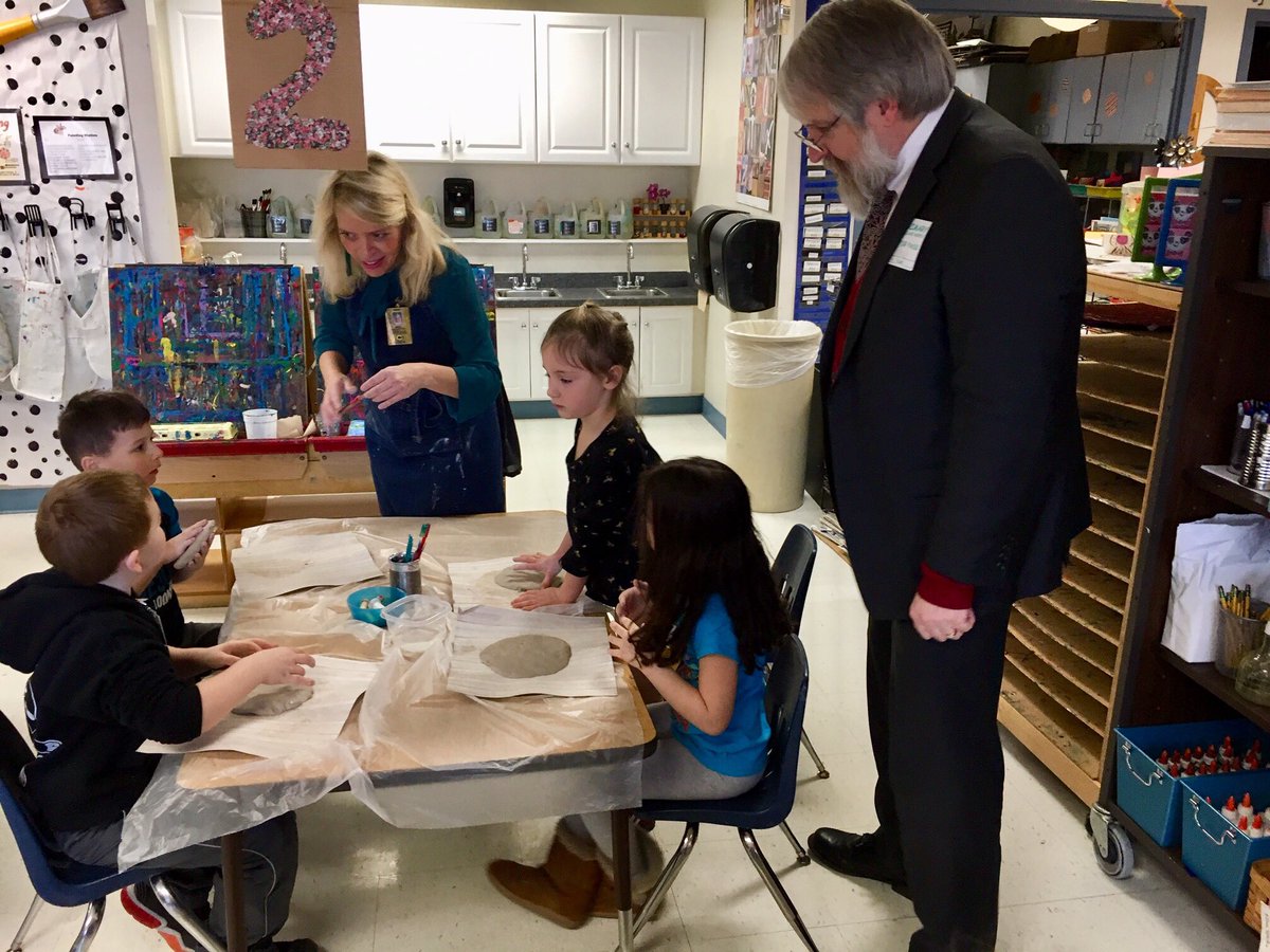SBOEOhio's tweet photo. The lifelong learning journey continues! I’m excited to join State Board VP Charlotte McGuire to connect with Centerville City Schools educators, staff and students today.
 
Great to be with Primary Village North principal Mindy Cline and district Supt. Tom Henderson! #OhioEd https://t.co/94PFZzMUmf