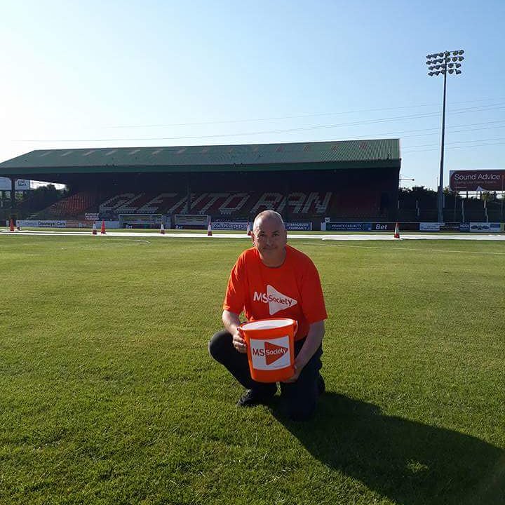 Multiple Sclerosis Community. Tuesday 1st January 2019 . Glentoran v Dungannon Swifts  . £90.48. Thank you very much to everyone who donated to support people living with Multiple Sclerosis in Northern Ireland  . William Steenson