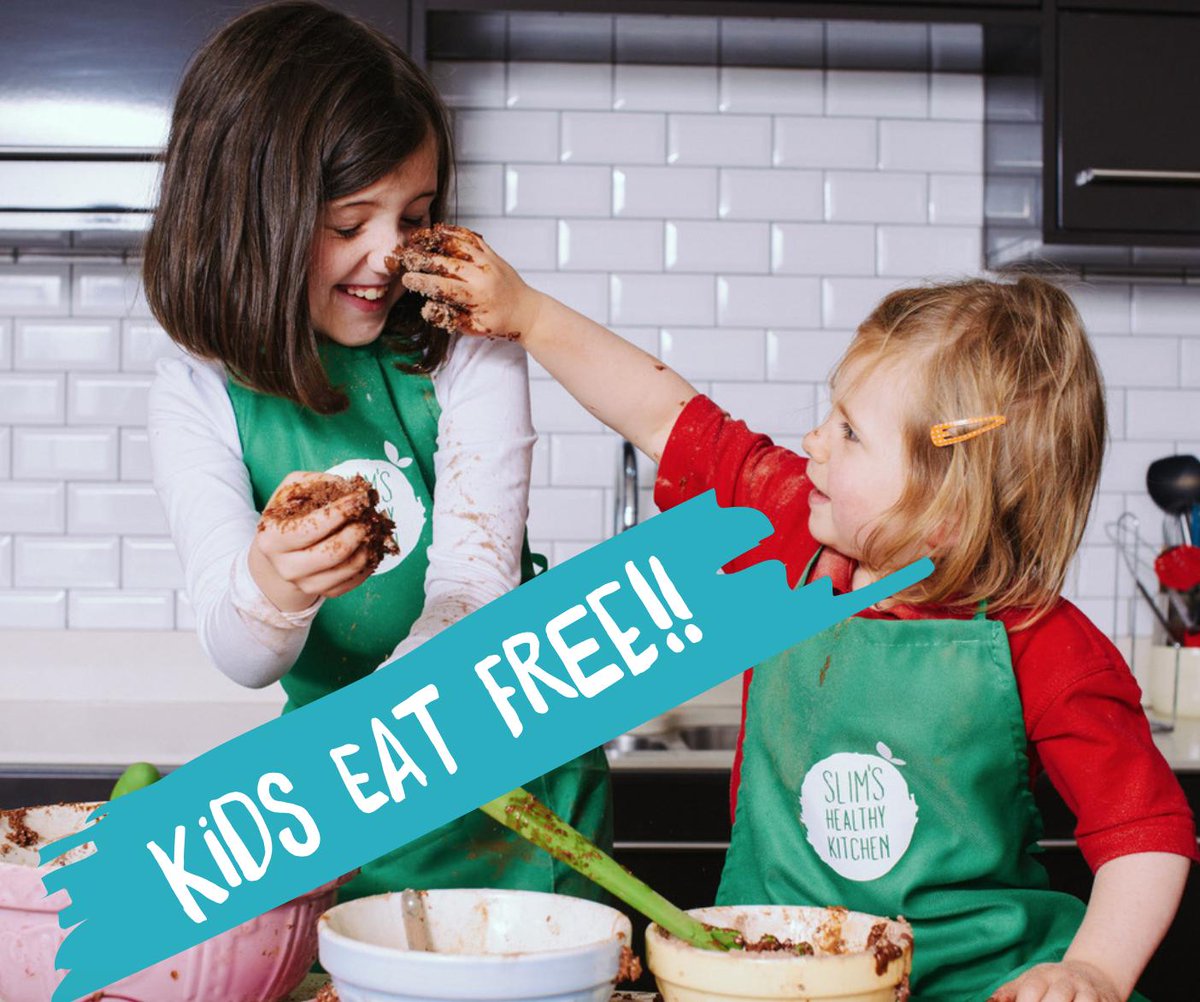 KIDS EAT FREE with our new kids menu

Everyday between 2pm and 6pm, you'll be able to feed one little one free per 1 paying adult and keep your kitchen clean at the same time!!

You can view our new kids menu here - slimskitchen.com…/th…/slims/menus/slims_kidsmenu.pdf