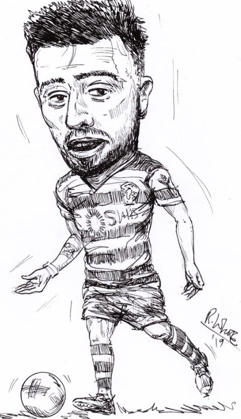 Desenho de Bruno Fernandes para colorir Desenhos para colorir e imprimir gratis