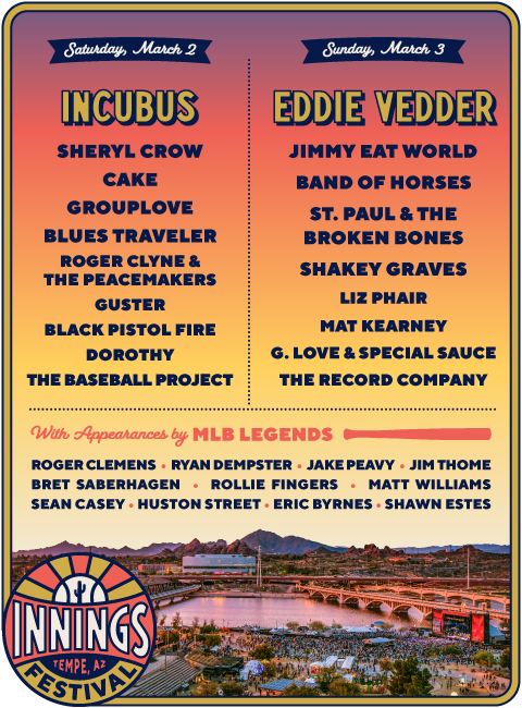 PhxPromos's tweet photo. #ContestAlert 

Win two GA passes to @InningsFest this Saturday &amp; Sunday at Tempe Beach Park! 

How to enter:
1) RT
2) Tag a friend
3) Must be a follower

Contest ends 2/27 https://t.co/04b859N2u9